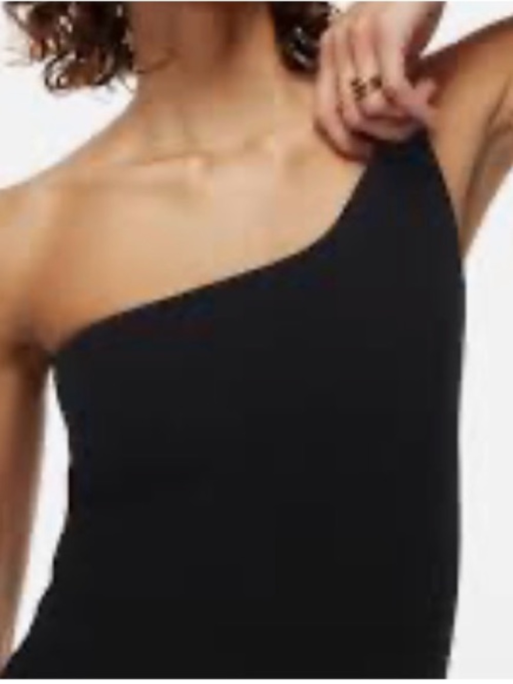 Babaton Sculpt Knit One Shoulder Top